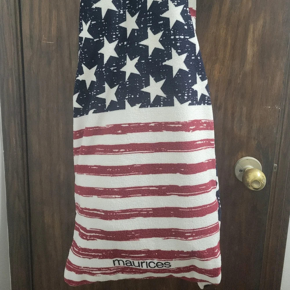 Maurices American Flag Beach Bag/backpack.th